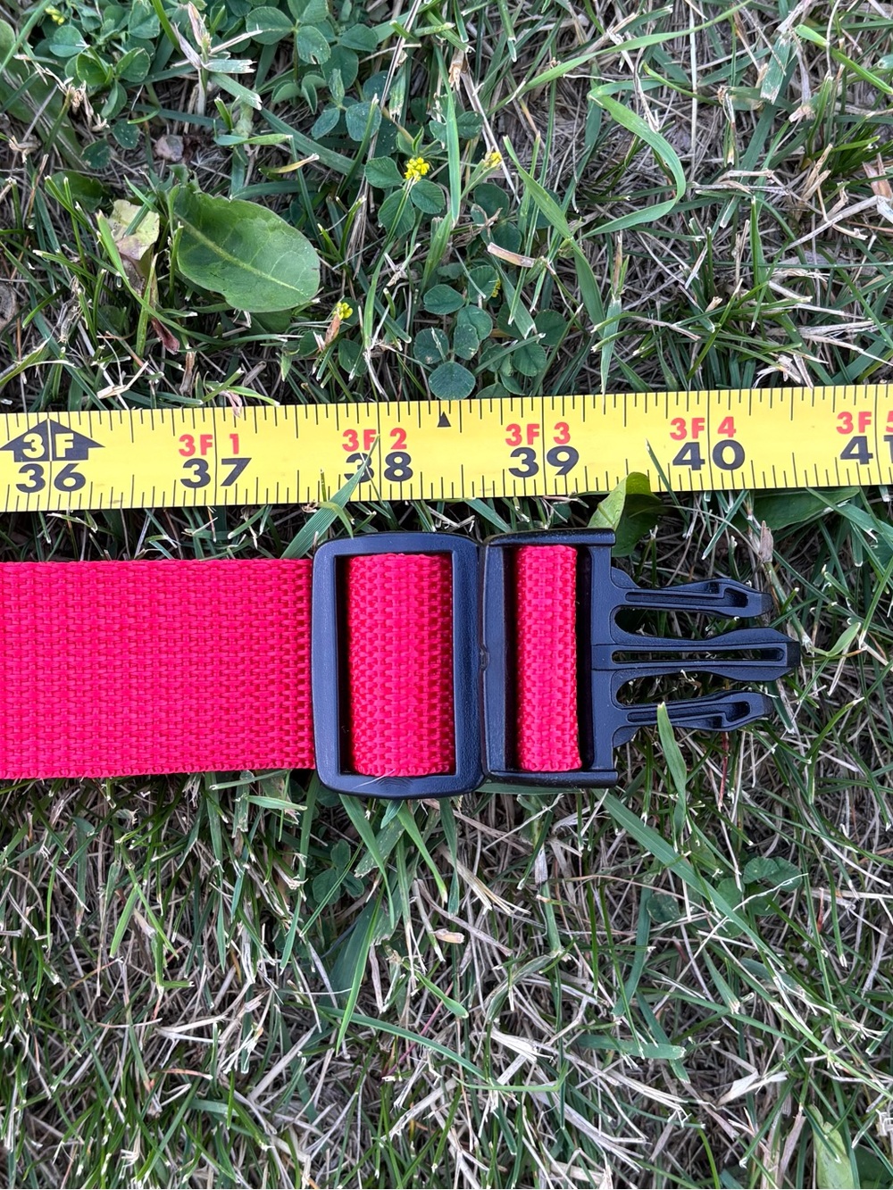 Vtg Mondo Fanny Pack Belt Bag Adjustable Red Black Three Compartments Retro 90s - Picture 6 of 13